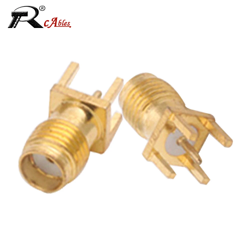 

1PC RF Coaxial Adapter SMA Female Jack Connector Solder PCB mount & Flange PTFE mount & Bulkhead Nut mount