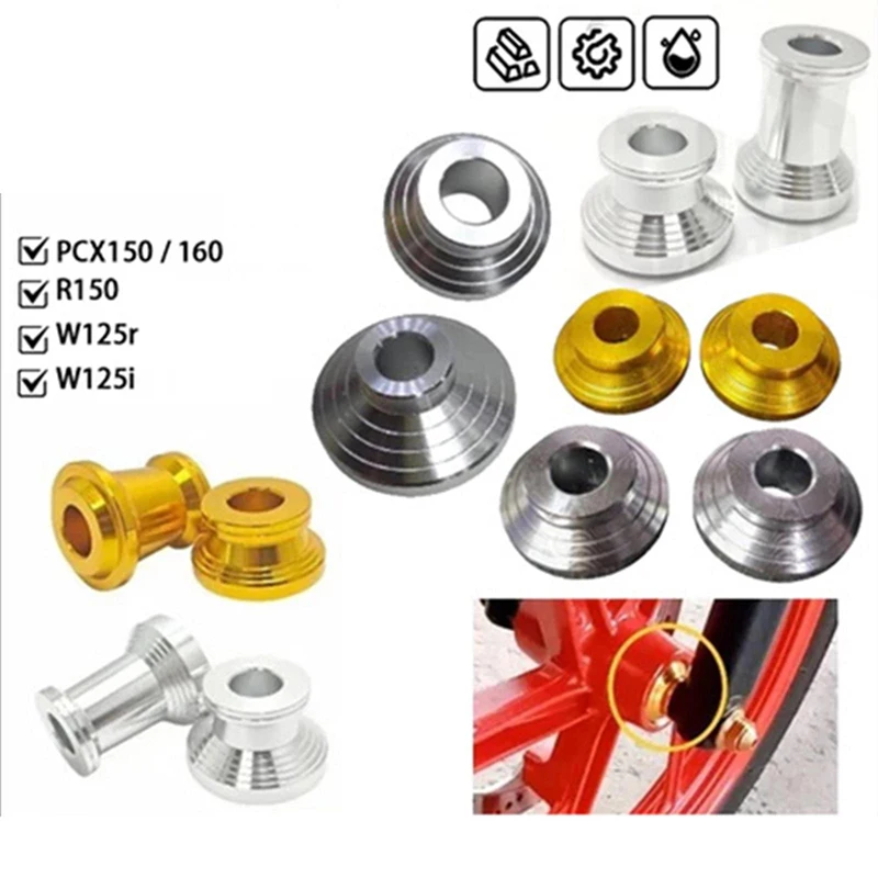 Sturdy Alloy Hub for PCX160 R150 W125r W125i Motorcycle Front Wheel Installation