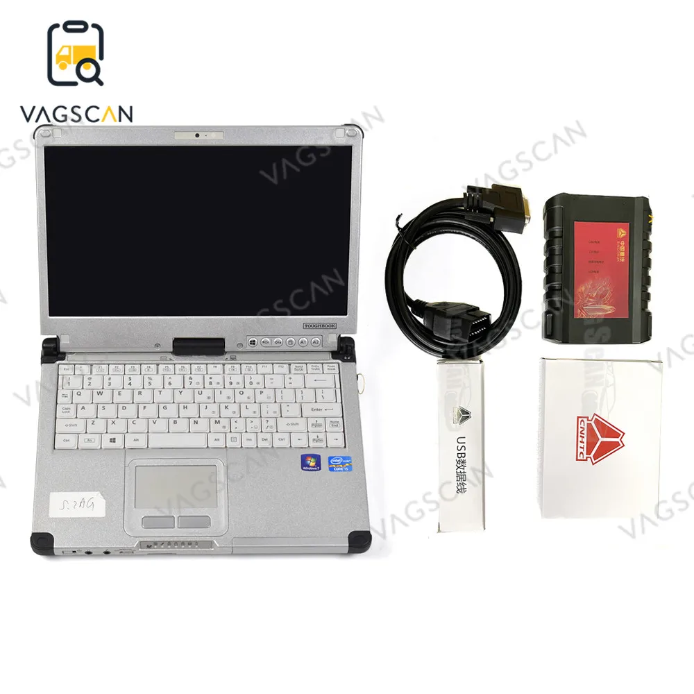 

CFC2 Laptop For SINOTRUK HOWO Cnhtc Truck Diagnostic Tool Scanner Diagnostic Interface