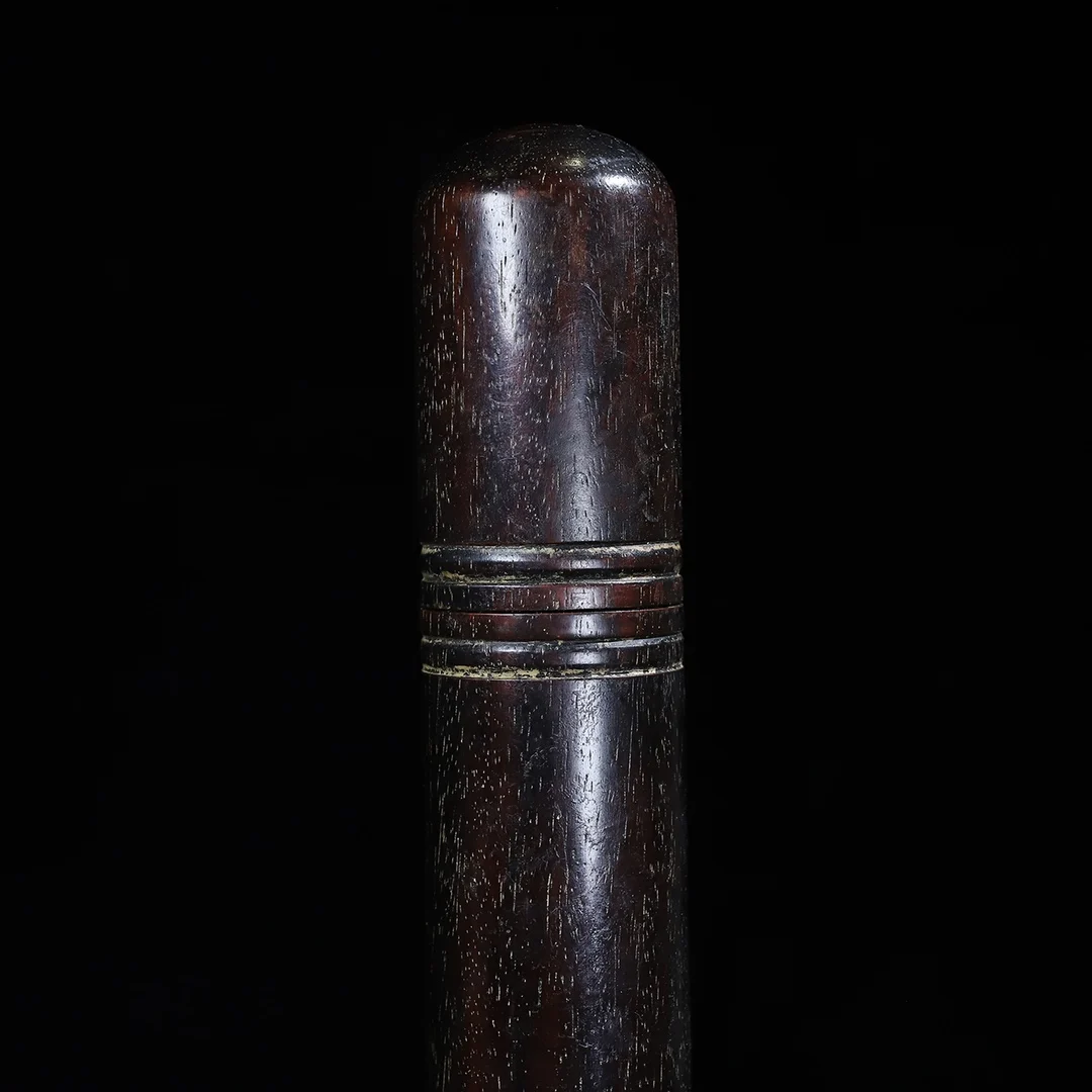Old Collection Of Rosewood Incense Tube With Mandoor Script