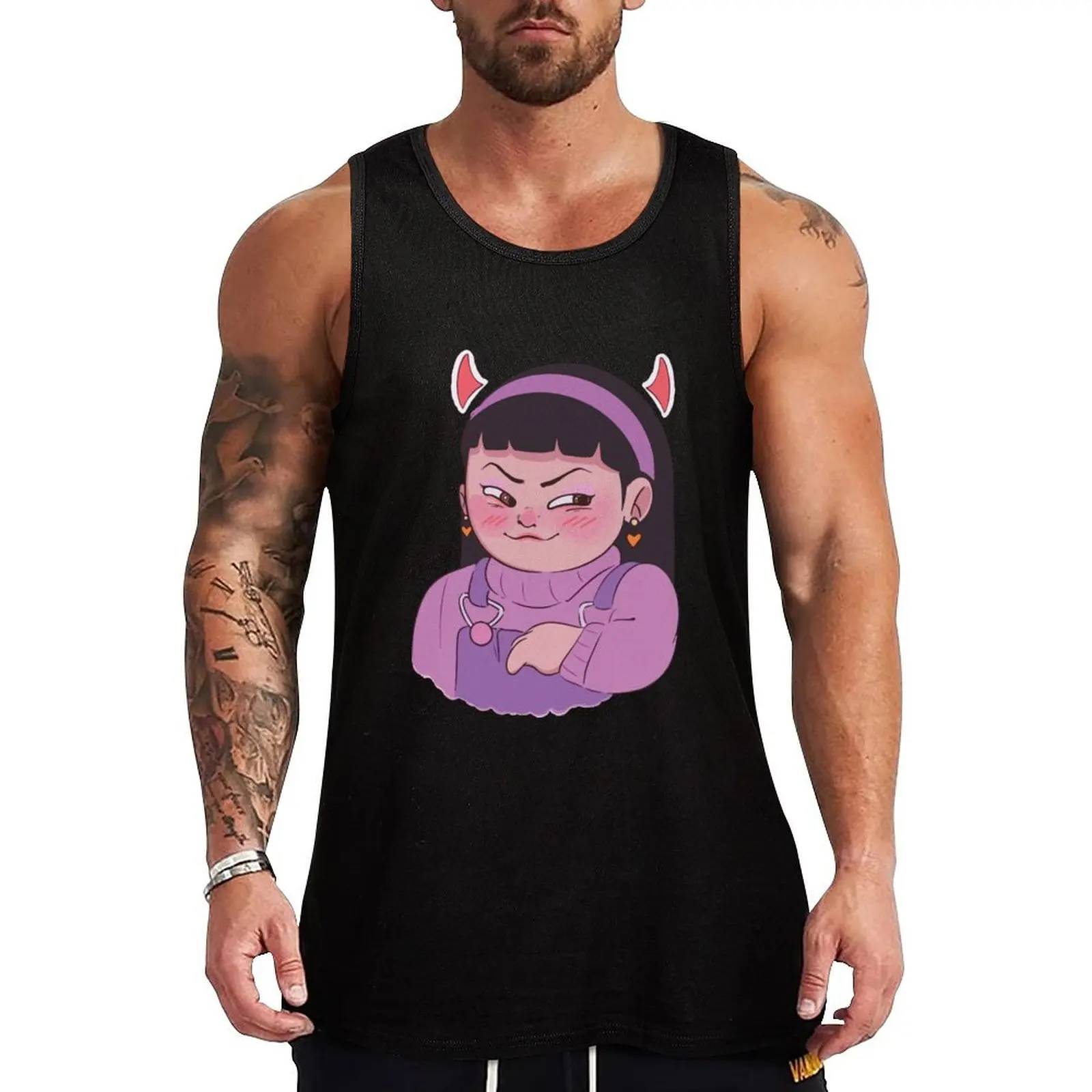 

cute abby turning red Classic . Tank Top Lightweight Sports Tank Top Quick Dry Sleeveless Tee