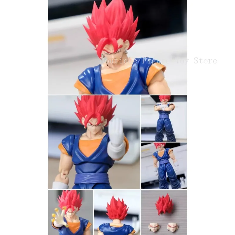 

В наличии KO hm Dragon Ball SSJ Super Saiyan Red Vegetto Effects on Shf Head Sculpture Аниме Фигурки Игрушки