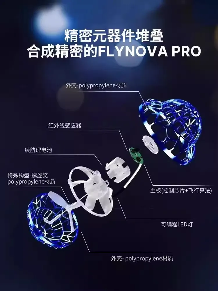 선물 지능형 유도 회전 비행 공 마법의 플로팅 볼 마법의 UFO 어린이 장난감