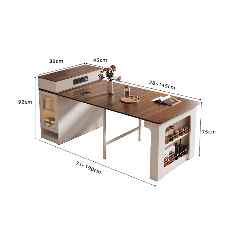Moveable Folding Kitchen Islands For Small Spaces Utility Nordic Modern Kitchen Islands French Storage Îles De Cuisine Furniture