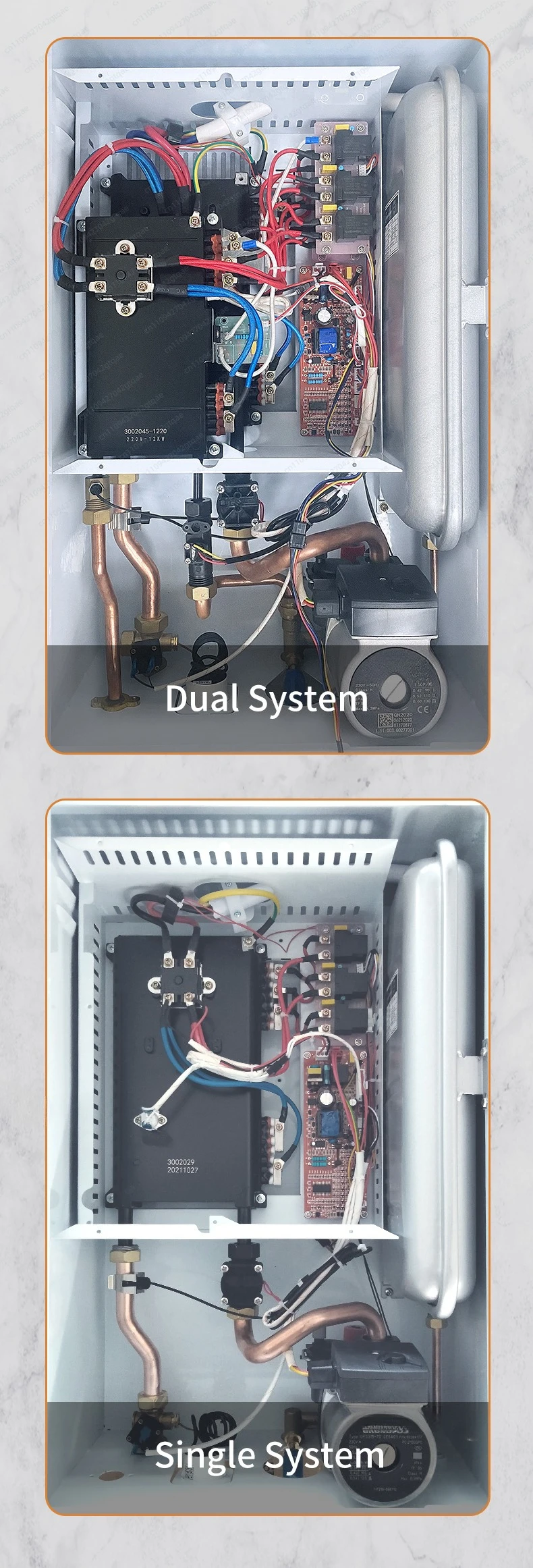 12kw 3 Phase Factory Price WIFI Remote Control Wall Hang Magnetic Induction Boiler Electric Boiler for Heating and Hot Water