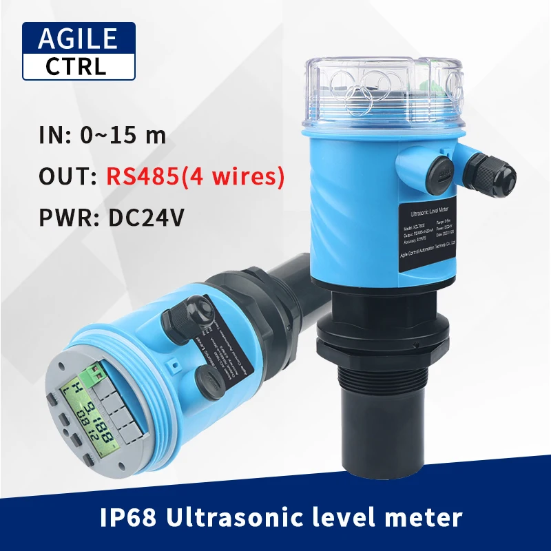 

RS485 5m 10m 15m 20m Non contact Ultrasonic Level Meter Oil Diesel Fuel Tank Level Sensor Liquid Water Level Transmitter