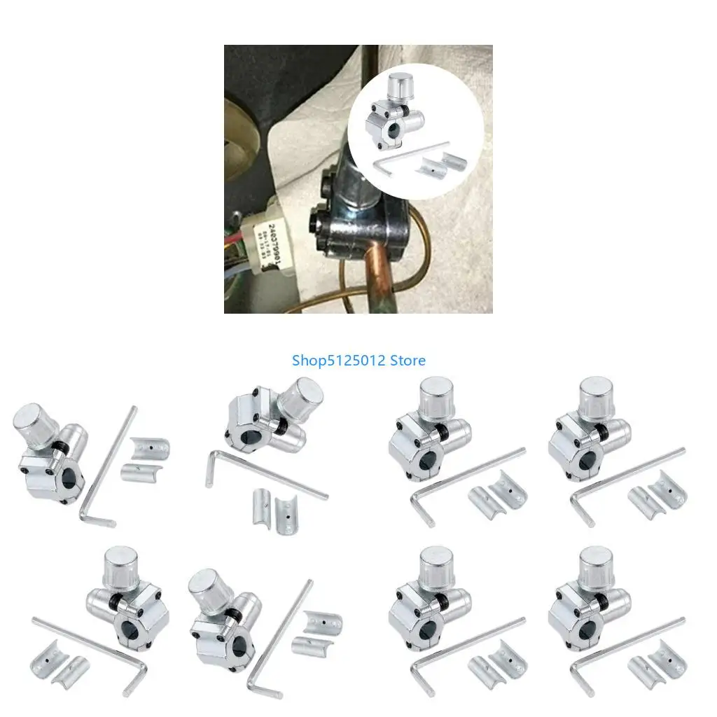 G8TC Set of 4 Air Conditioner Piercing Access Hardware for Refrigeration Service