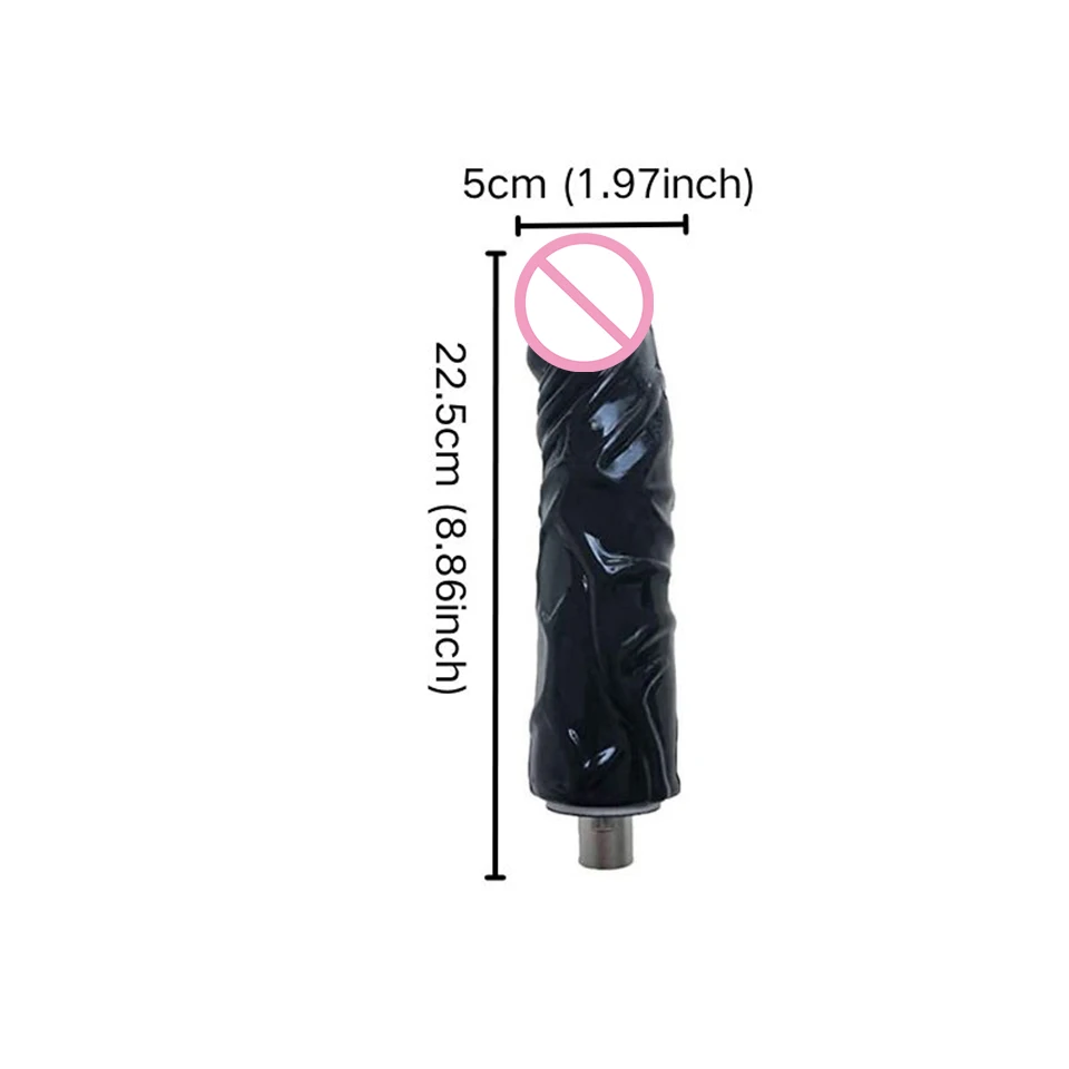 Rough Beast Big Black Dildo for 3XLR SEX Machine 3Prong Accessorie for Love machine Men and Women Masturbator Sex Toy