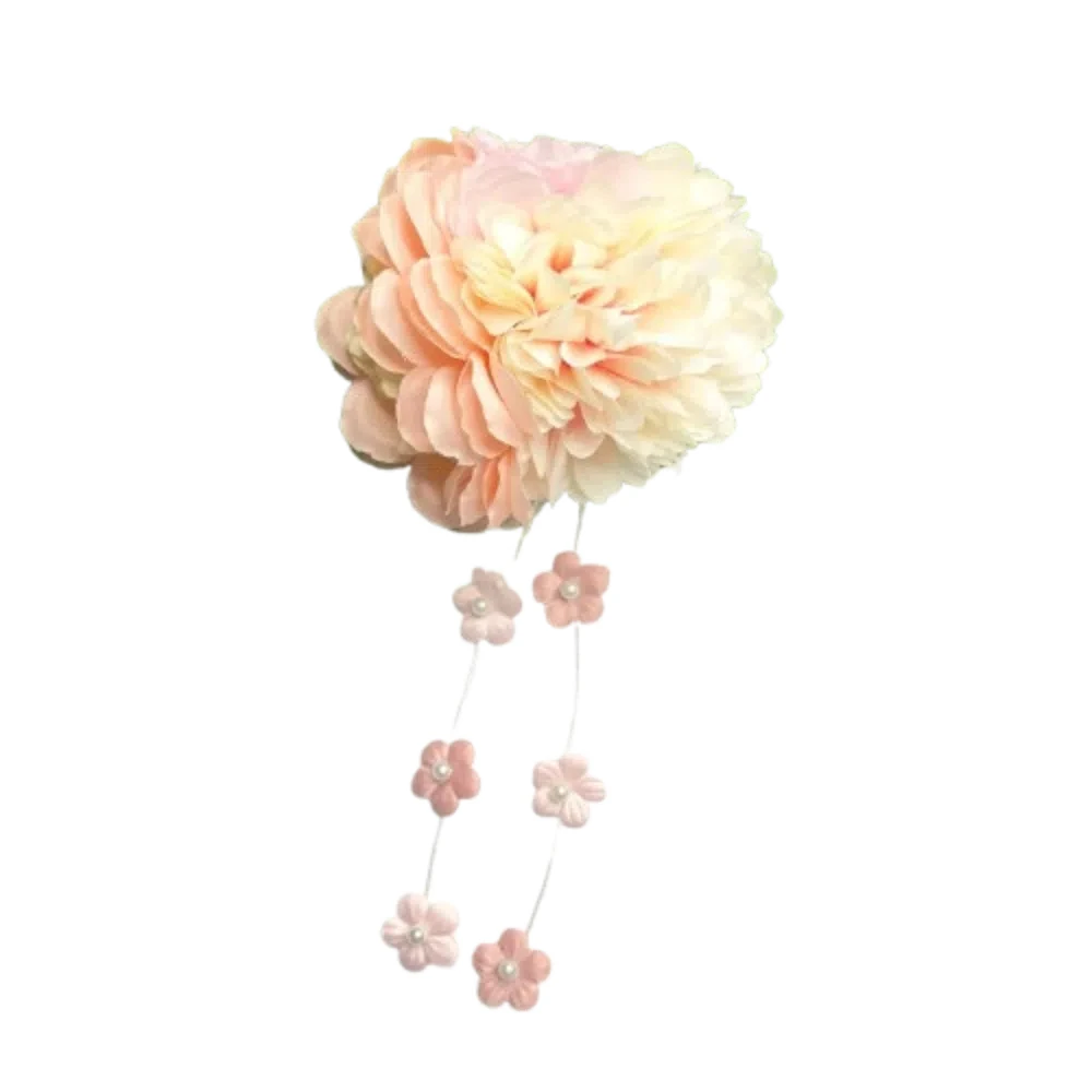 

Sweet Flower Butterfly Side Clip Fringe Ancient Style Hydrangea Hair Clip Hanfu Headwear Chinese Style Tassel Duckbill Clip Girl