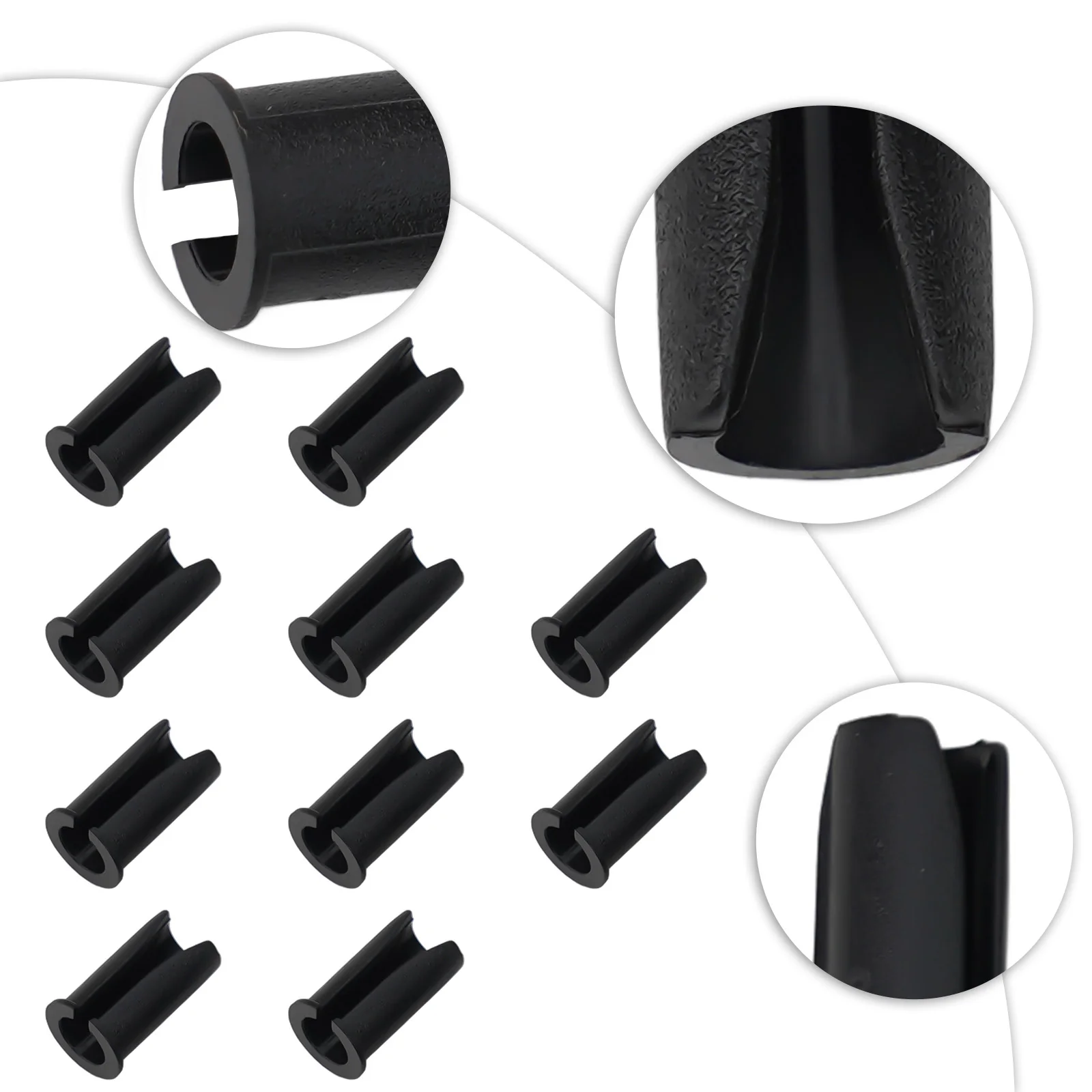 Cycling Brake Cable Guides Buckles Cable Guide Brake Clips Frame Clips Cable Guide Fixed Oil Pipe Wire U-Type ABS