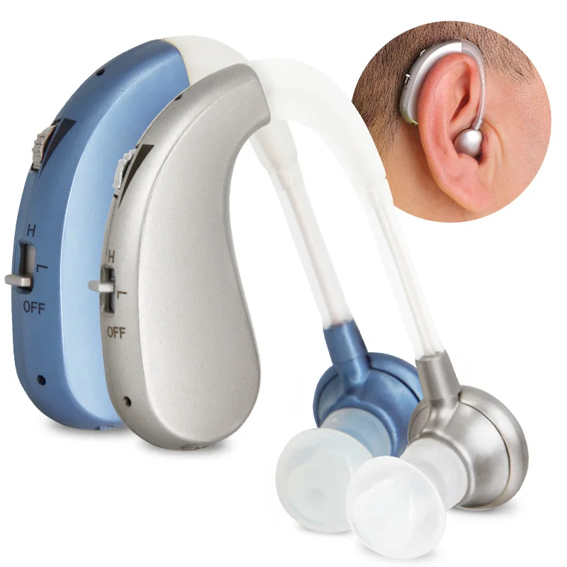 Rechargeable Mini Digital Deafness Hearing Aids Wireless Ear Care Listen Sound Voice Amplifier Audiphone Noise Reduction Device