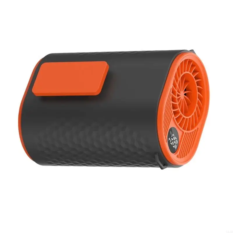 

U1JE Многофункциональный носимый охлаждающий вентилятор 5 скорость талии охлаждающий вентилятор талии талия