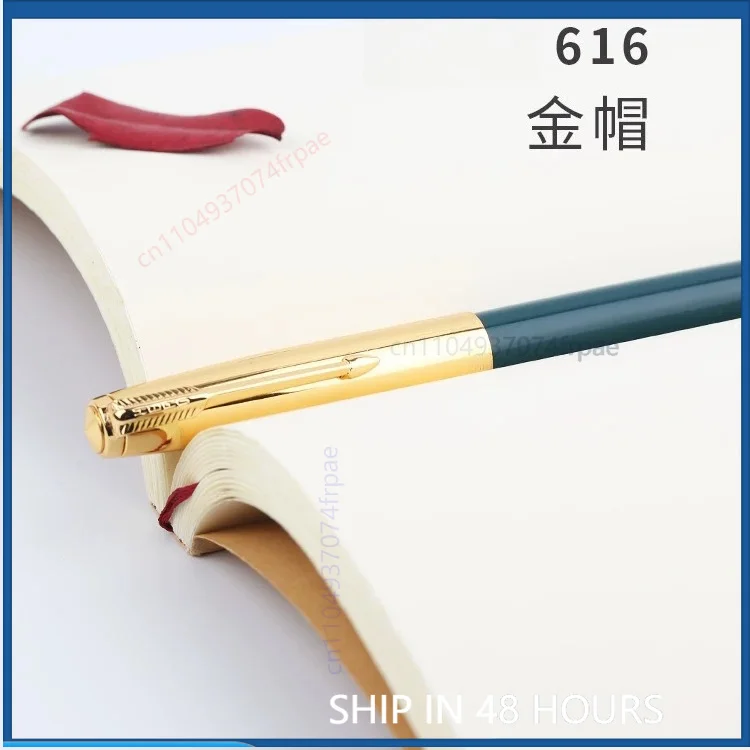 For Hero 616 Iridium Fountain Pen Yellow Cap Vintage Style Shanghai Factory Student Homework Hard Script Practice Pen（2pcs）
