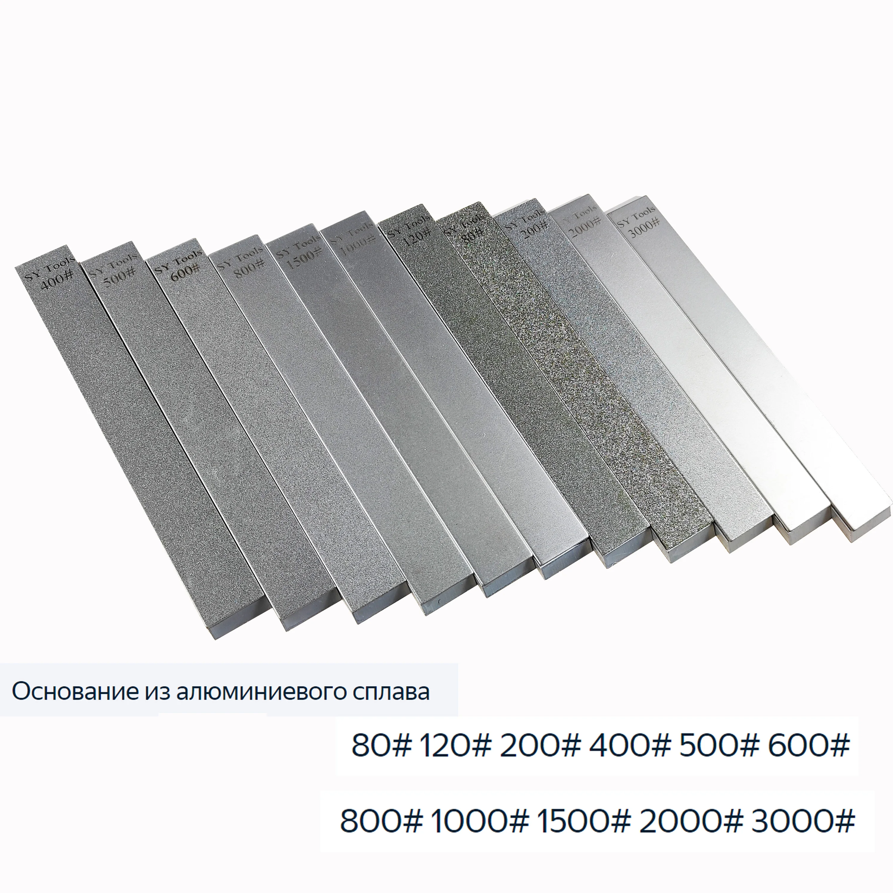 Sy Tools Neue Upgrade-Diamant-Schleifsteine mit Rohlingenbasis aus Aluminiumlegierung für das Ruixin Pro RX008 RX009 Messerschärfersystem
