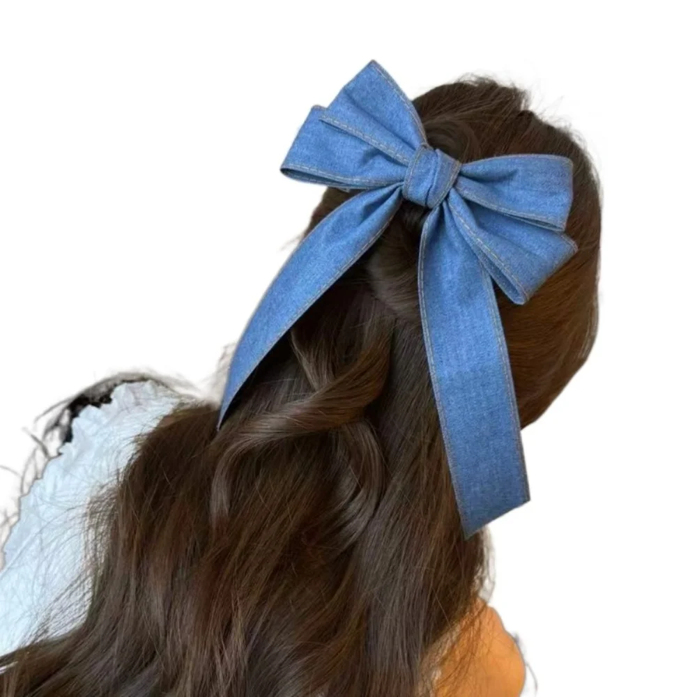 كبير الحجم كاوبوي القوس دبوس الشعر الصغيرة الذهب التسمية بلون القوس الشريط دبوس الشعر الحلو اليدوية مشبك شعر امرأة