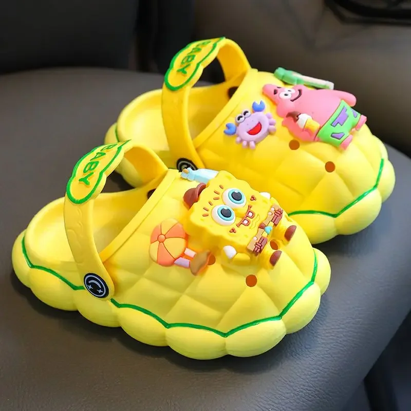 Anime SpongeBob Patrick Star Cartoon EVA Clogs Non-Slip Soft Sole Bathroom Slippers Lightweight Comfortable Durable Kawaii Gift