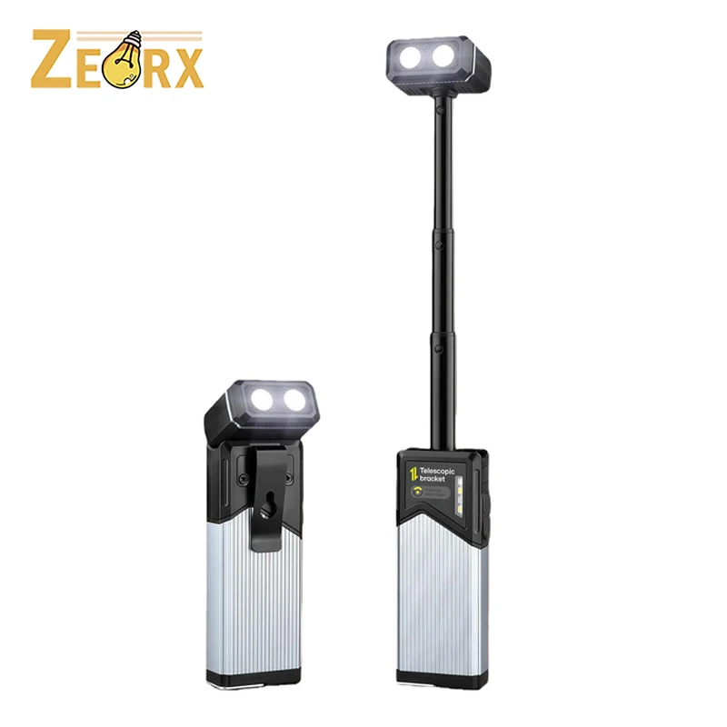 

Led Flashlight - Rechargeable Flashlights with Magnet, Multi-Mode Illumination & Extendable Lamp Structure for Work Home Outdoor