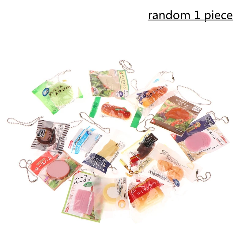 1PC Doll house Accessories Miniature Simulation Food Toys Pendant Creative Pendant Random Doll House Decor Accessories Toys