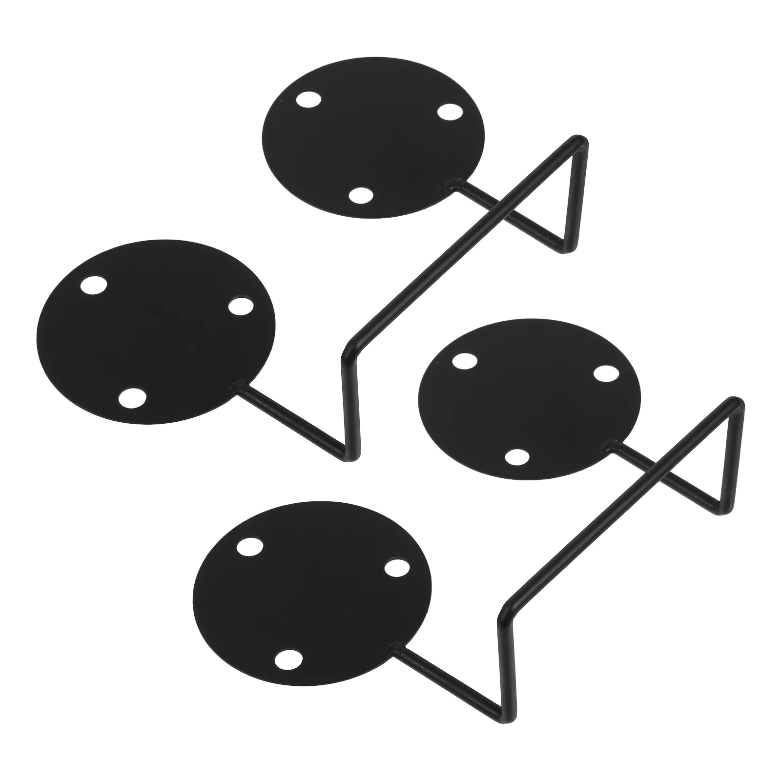 

2Pcs Iron Mattress Slide Stopper Non Slip Design Multipurpose Use for Bed Frame Sofa Cushions and Rugs Black