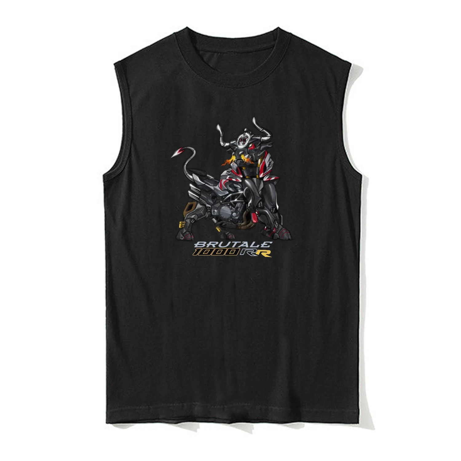 Classic Italian Brutale 1000 RR Motorcycle Bull Inspired Tanktop 100% Cotton O-Neck Summer Casual Mens Vests Sleeveless T-shirt