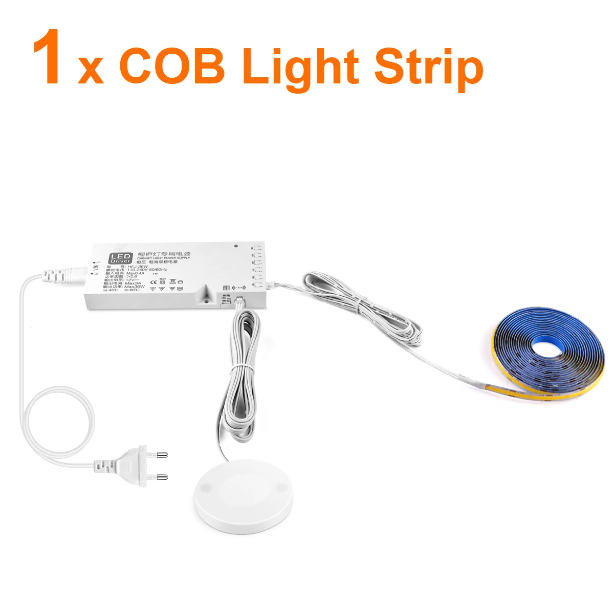 AIMENGTE 8mm Küchen regal LED-Licht mit Touch-Sensor-Schalter Dimmen Cob Lichter Hand Sweep Bewegung unter Schrank Lampe Schlafzimmer Beleuchtung 4