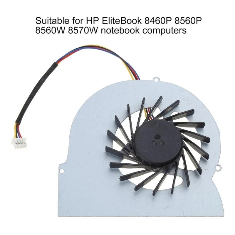 H37F Notebook Fan CPU Cooler for EliteBook 8460P 8560P 8560W 8570W Heat Dissipation