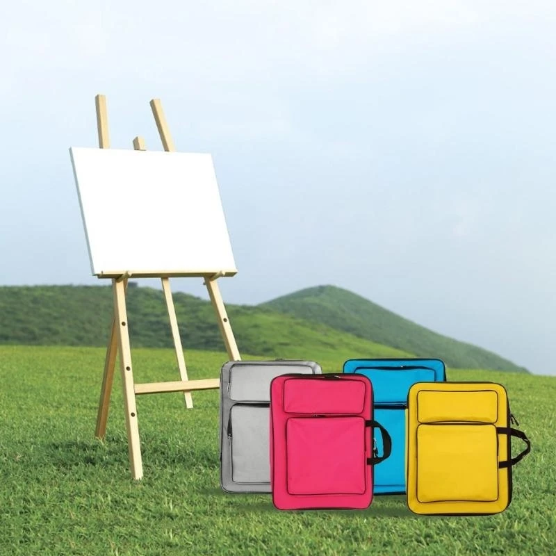 W89C Drawboard Tote Handheld Storage Portable Shoulder Lightweight Box for 8k Sketch