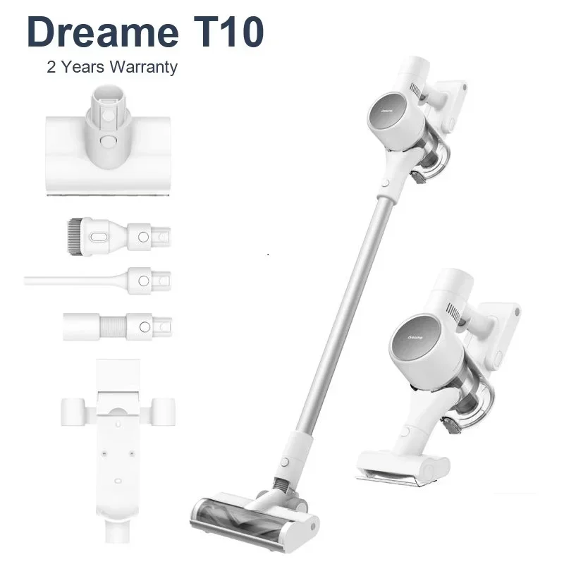 Dreame T10 Handheld Draadloze Stofzuiger 2 in 1 Wall Mount 20kPa Draadloze Cycloon Filter Stofafscheider Floor Carpet Cleaner