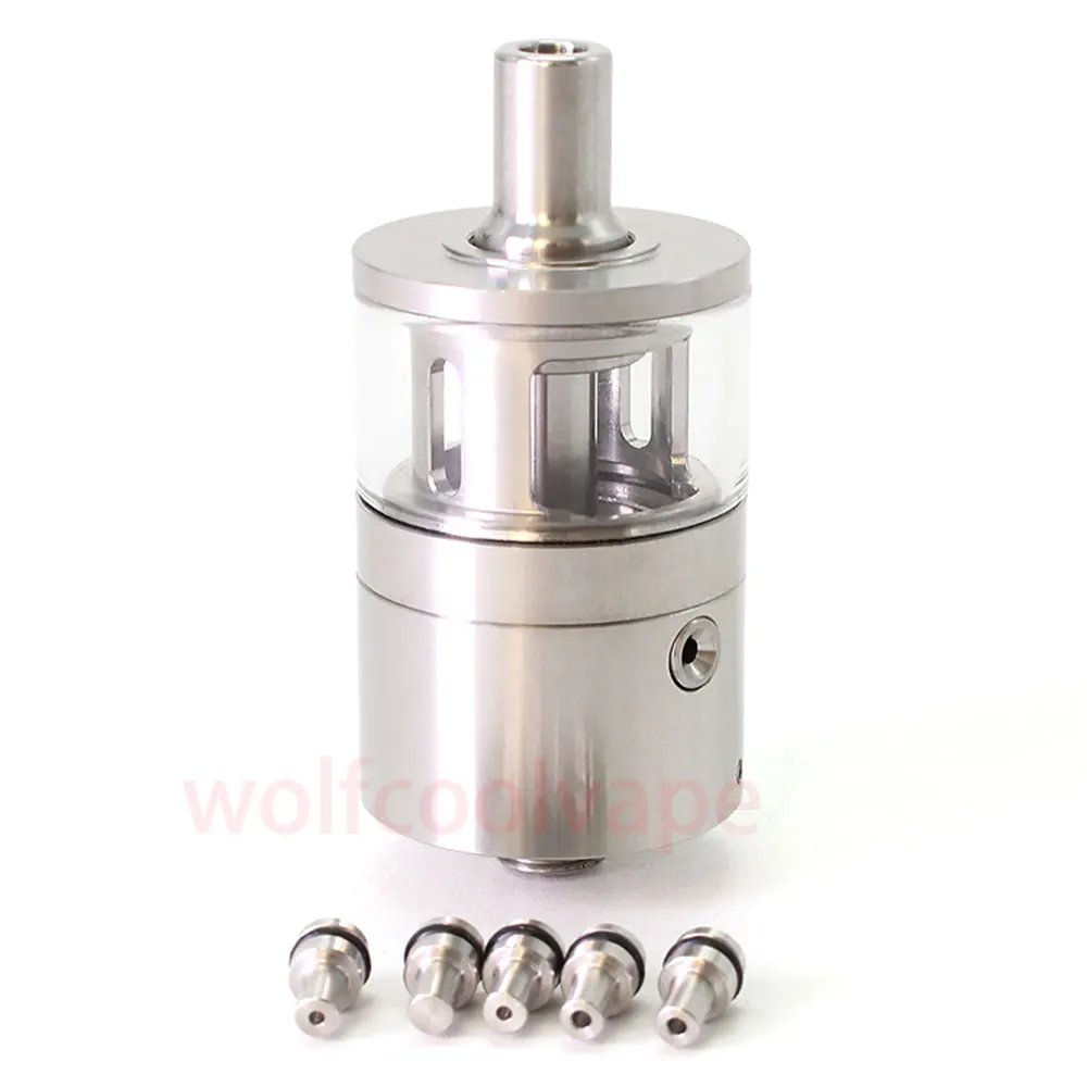 

wolfcoolvape Picatiny Style MTL RTA Rebuildable Tank Atomizer 316ss+ Glass 3ml 22mm Diameter vape tank mtl rta