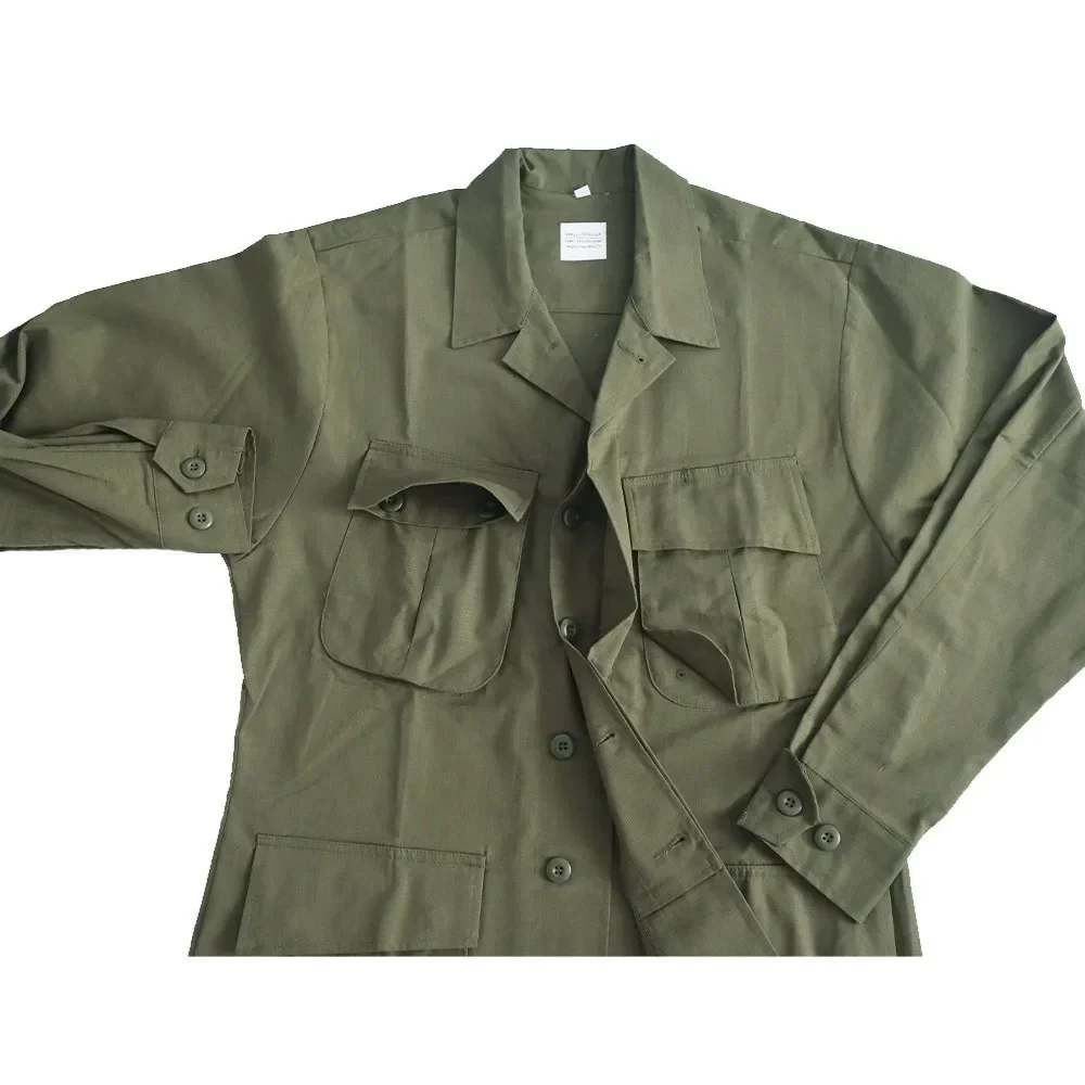 WW2 Uniforme TCU americana per uomo Giacca tattica Guerra Vietnam Retro WW2 US Cappotto tattico da allenamento in tessuto per esterni