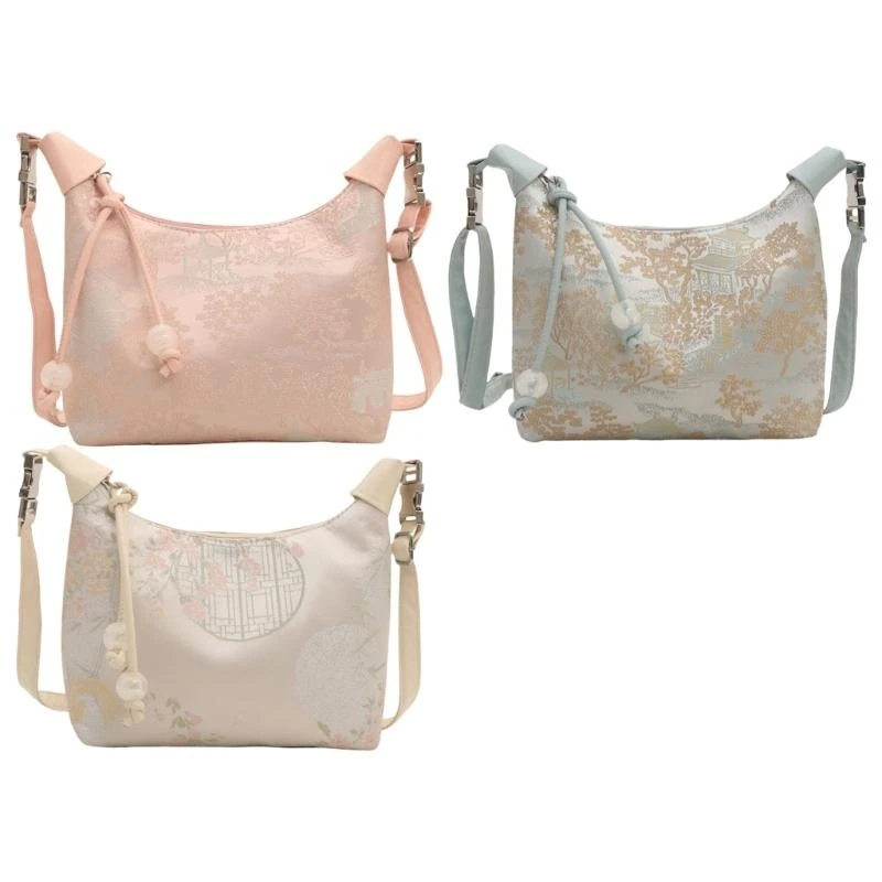

H3CB Oriental Pattern Smodbag Плетение мешка на плече с регулируемым ремешком