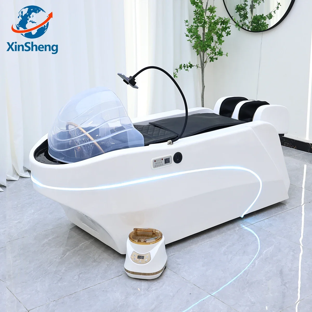 신성 미용실 샴푸 베드 헤드 SPA 훈증기 전동 마사지 테이블 (레저 건강 매장 상업용 가구)