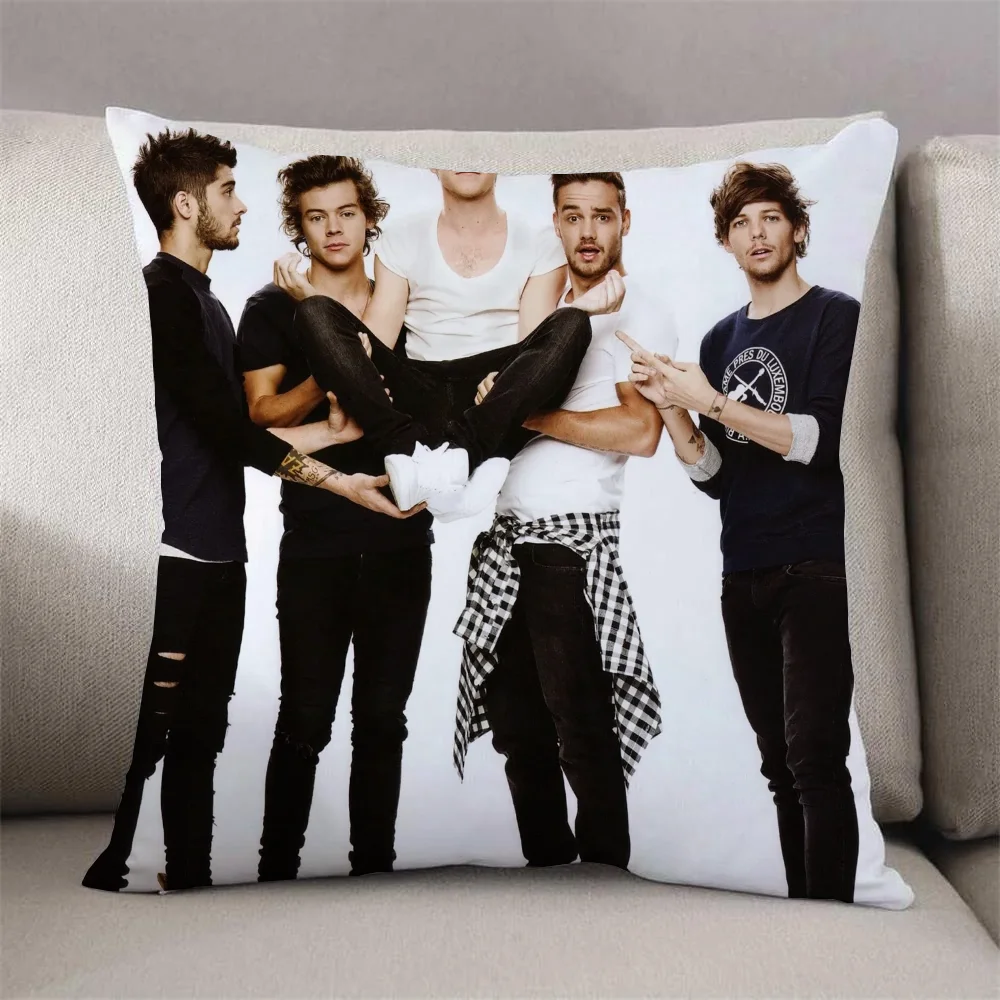 One Direction Children\'s Decorative Cushions for Decorative Sofa Pillowcases Bed Cushions for Living Room Cushion Cover 45*45