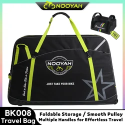 NOOYAH Bike Bag Bicycle Travel Bag MTB Road Bike Transport Case Bicycle Accessories Carry Bag Bike Wheel Bags Crankset Protector