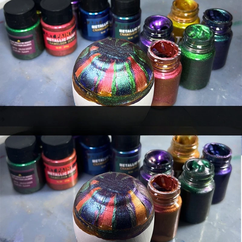 20g Color Shift Chameleon Paint Iridescent Multi-Chrome Pigment DIY Handcraft Art Painting Universal Color Changing Pigment
