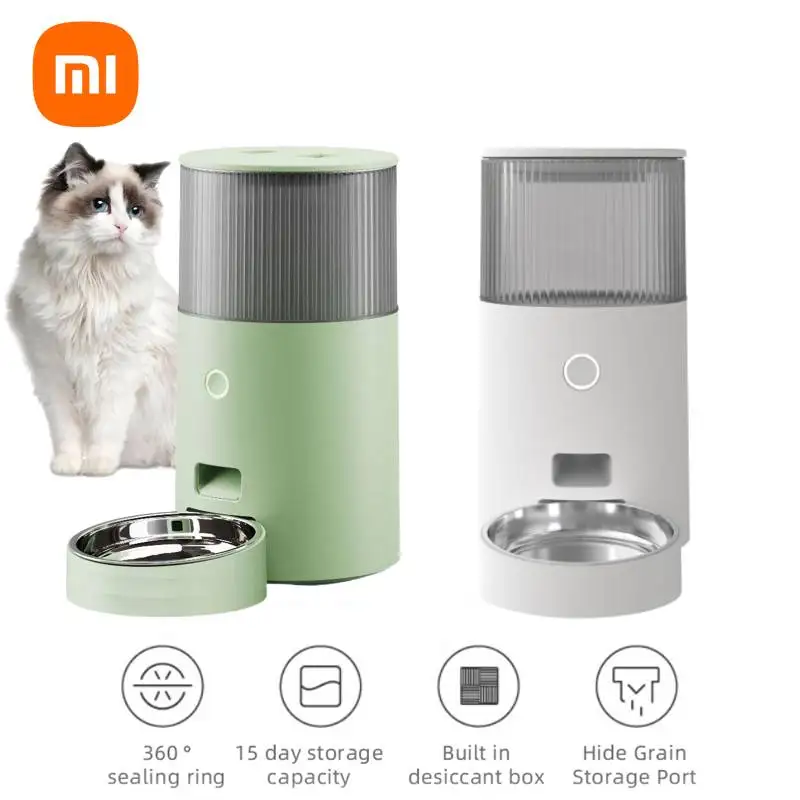 

Xiaomi Automatic Cat Feeder Pet Smart Cat Food Kibble Dispenser Remote Control WiFi Button Auto Feeder For Cats Dog Accessories