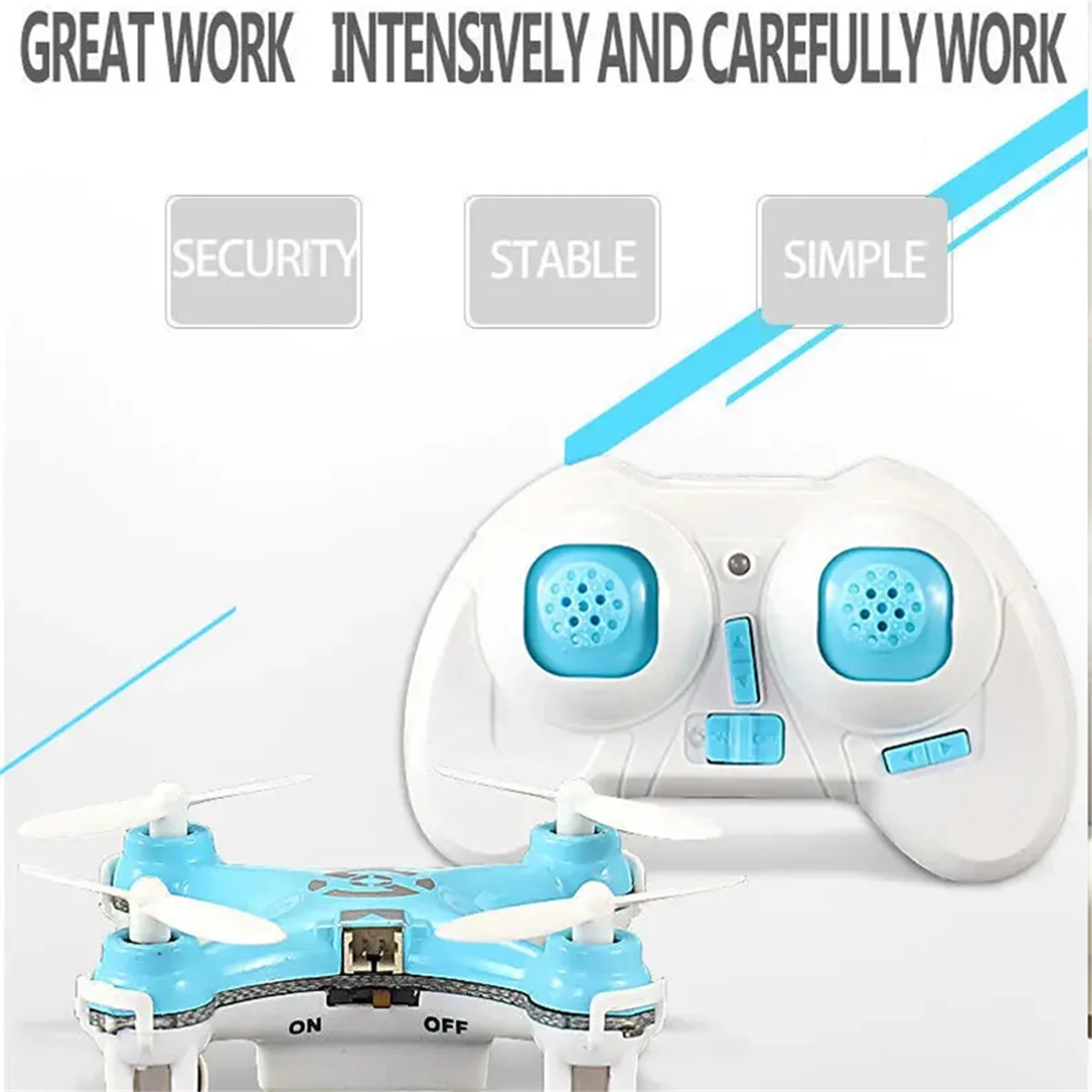 RC Quadcopter Cx10 Mini Remote Control Drone 2.4G 4CH with LED Electronic Helicopter Electric Airplane Toys for Kids-B