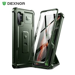 For Samsung Galaxy Note10+Plus Case Heavy Military Grade Bumper Shockproof Protective Holder Case with Built in Screen Protector