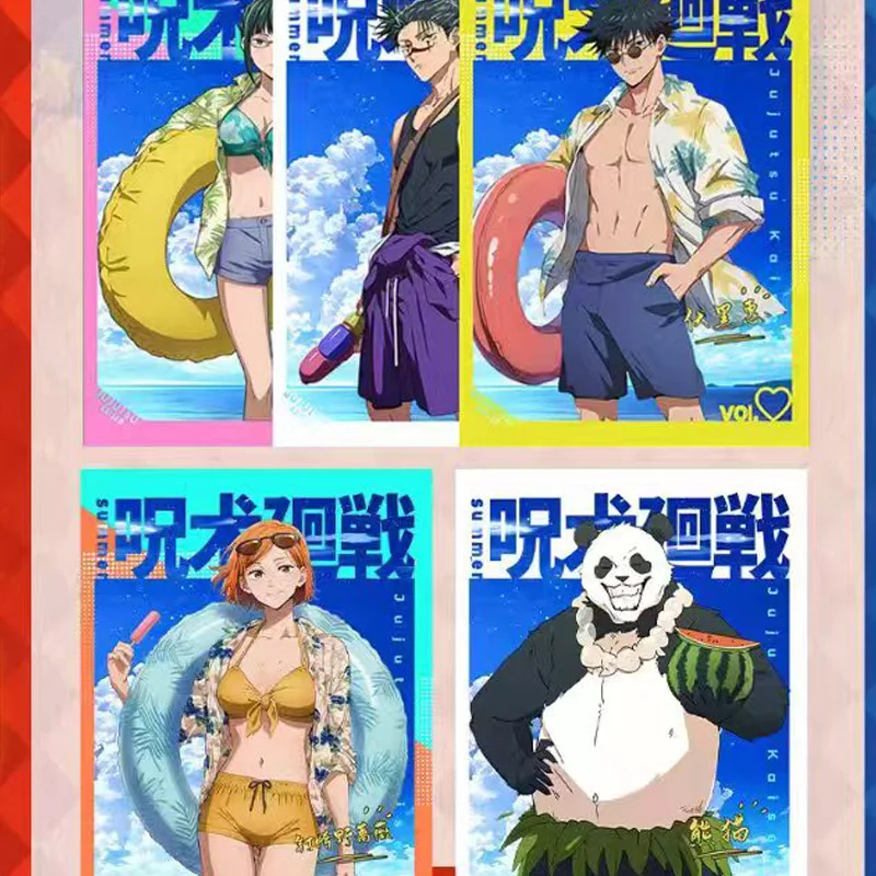 Cartas de colección de Jujutsu Kaisen, cartas coloridas de acrílico, Donggushe Wave2 Momoyama Samurai Yukata, venta al por mayor