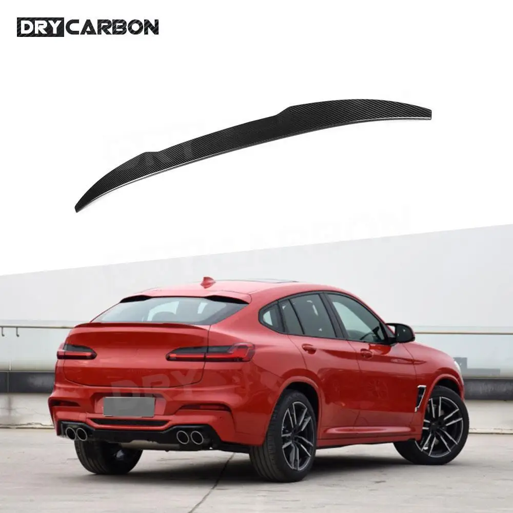 

Dry Carbon Fiber Rear Spoiler for BMW X4 G02 F98 X4M 2019 2020 Rear Wing Lip Rear Trunk Duck Spoile M Style