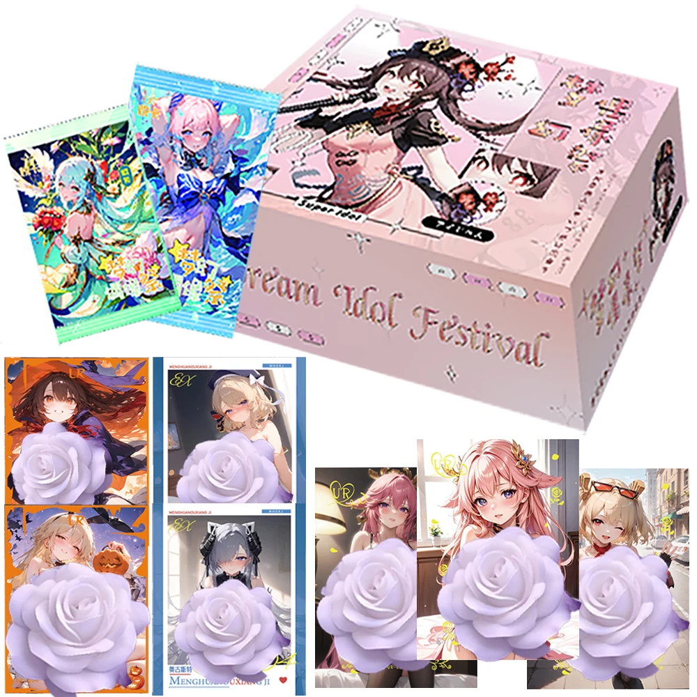 

Фестиваль Dream Idol, коллекционная карта, популярная аниме-богиня HD, креативная карта юката, детская рождественская игрушка-вишня, подарки