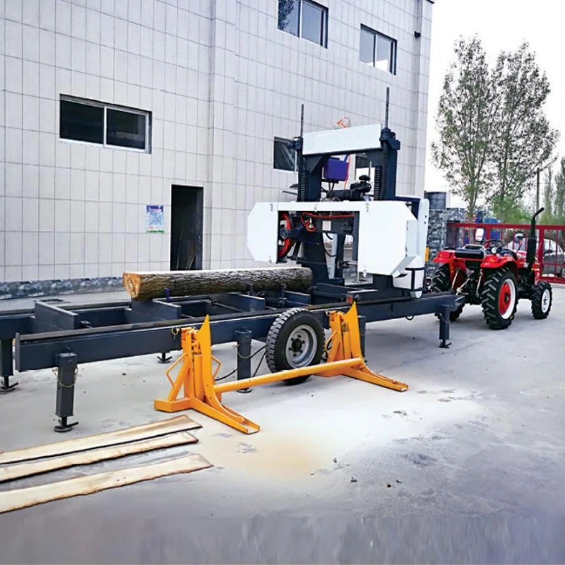 

China New Horizontal Band Saw for Forestry Machinery Gas/Diesel/Electric Woodworking for Furniture Factory Log Splitter