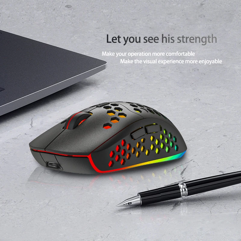 Bloody Label Private Hand Second Glorious Darmoshark Ultra-light Silent Driver Naga Manipulator Design Mode High Wireless Mouse