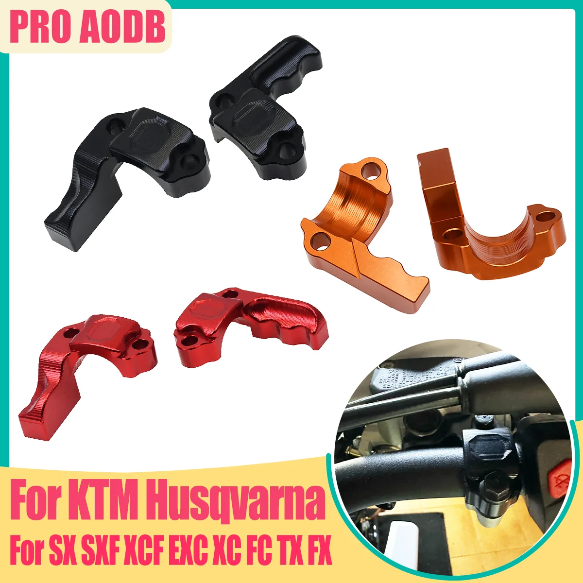 

CNC Motocross Accessories Master Cylinder Protectors Cover For Hus TC TE FC FE For KTM 125-500 XC XCF SX SXF EXC EXCF 2014-2024