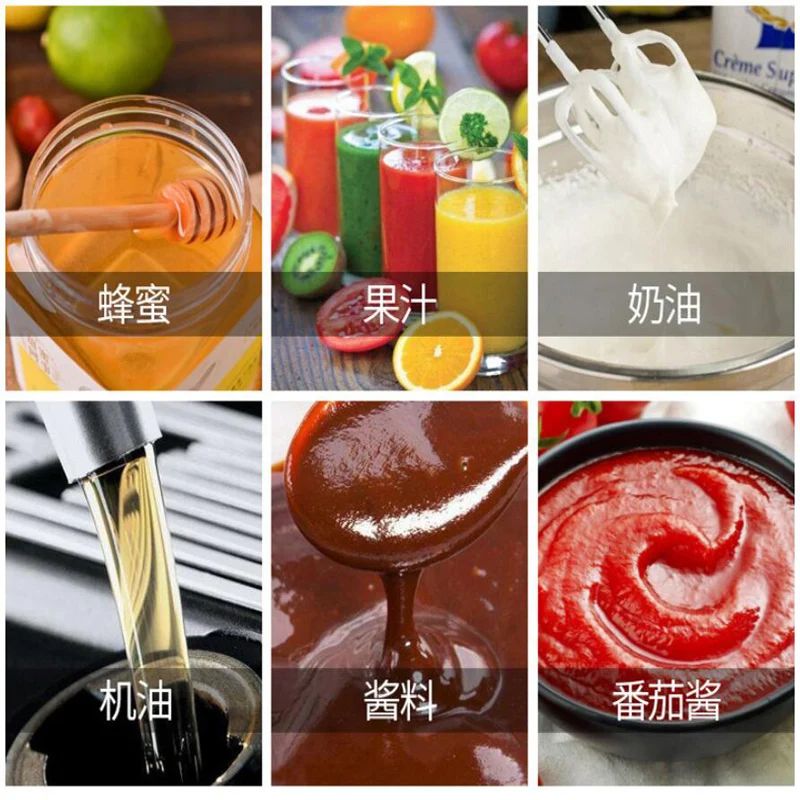 ماكينة تعبئة جل مربى زبدة الفول السوداني 110 فولت 220 فولت ماكينة تعبئة معجون المكبس الهوائي #6