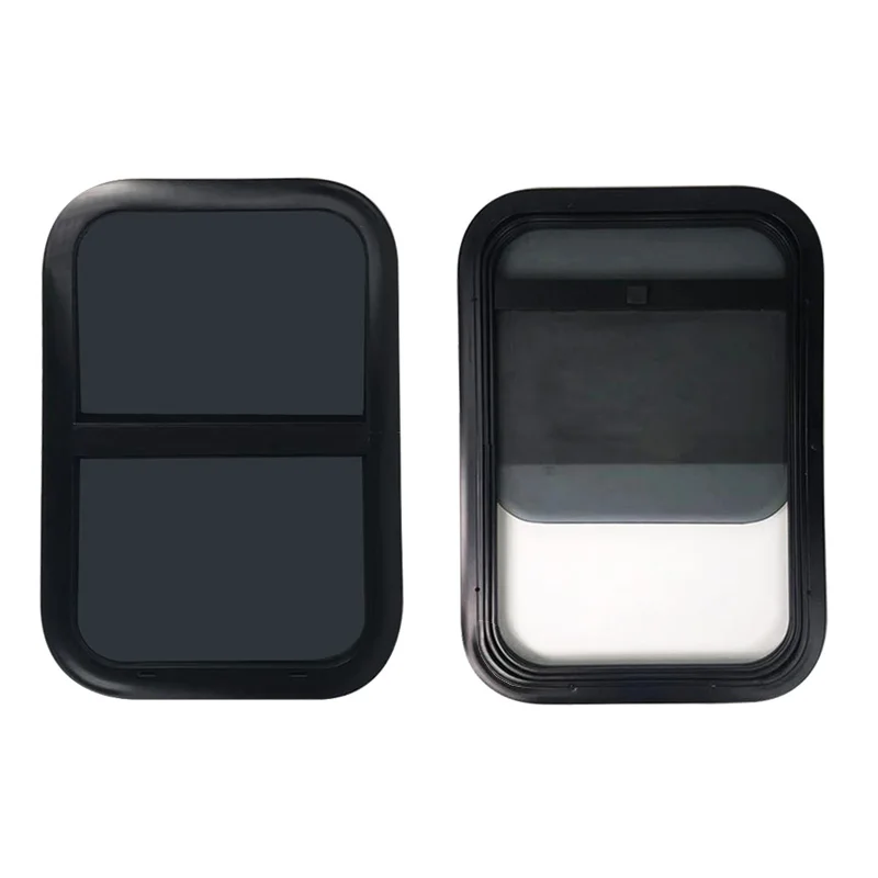 

Factory Supply 350*500mm Up-down Sliding RV Caravan Trailer Sliding Window With Blackout and Anti-insect Flyscreen Custom Sizes