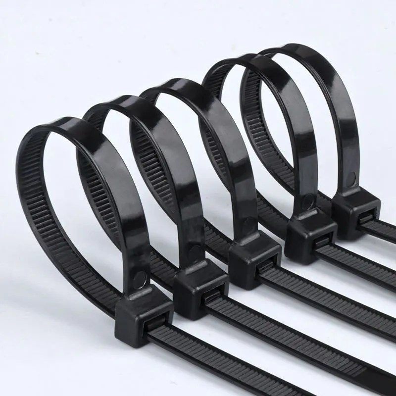 Nylon Cable Ties Reusable Adjustable Self-locking Zip Tie Fastening Rings Cable Wires Fixing Ties for Home Offices Industrial