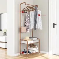 Standing Clothes Hanger Coats Marble Closet Closet Home Furniture Room Shelves Shoe Organizer Porte Manteau Mural Chair Shelfs