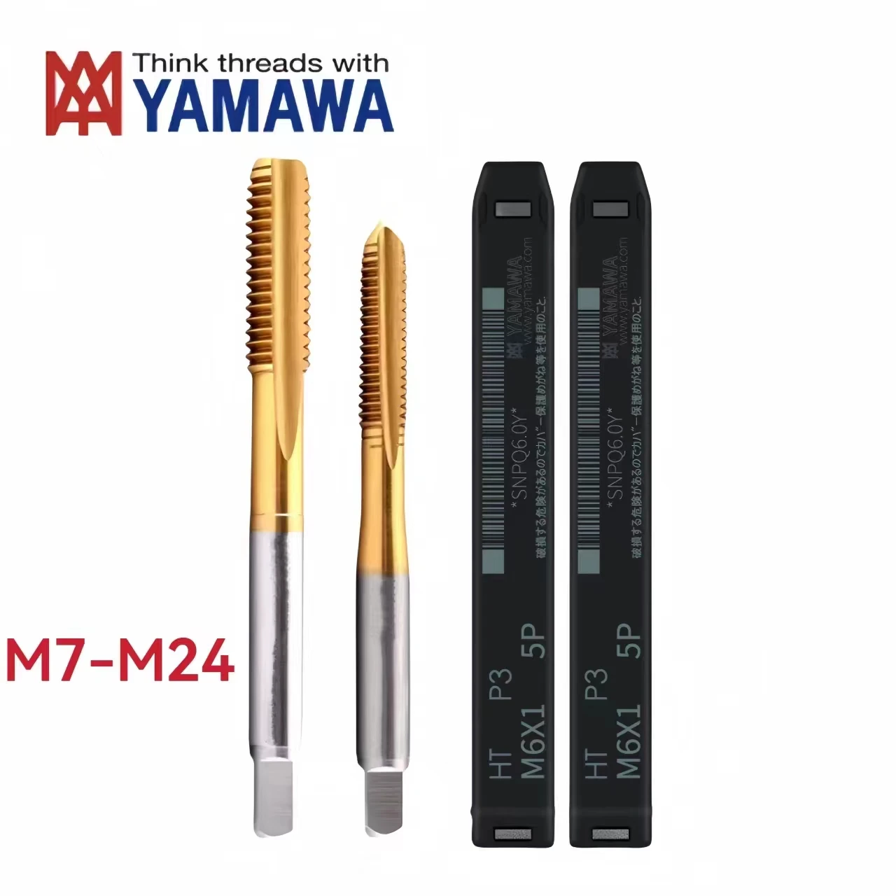 YAMAWA HSSE Metric Steel Straight Grooved Tap M7M8M9M10M11M12M14M16M20M22M24 X0.35  0.5 1 2  2.5 1.75 Machine Screw Thread Taps