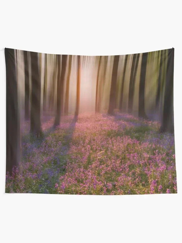 Bluebell Woodland Dreamscape Tapestry Korean Room Decor Living Room Decoration Bedroom Organization And Decoration Tapestry